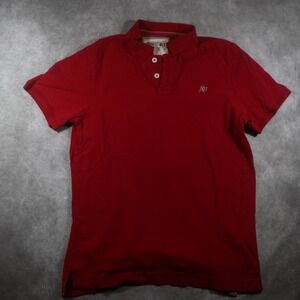 Aeropostale Red Short Sleeve Pique Polo Shirt